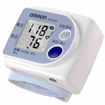 歐姆龍電子血壓計家用血壓儀腕式HEM-845